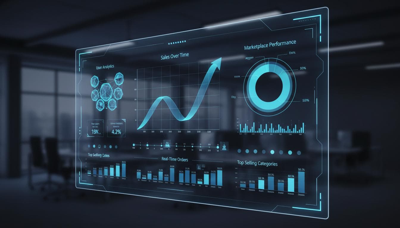 لوحة تحليلات في الوقت الفعلي